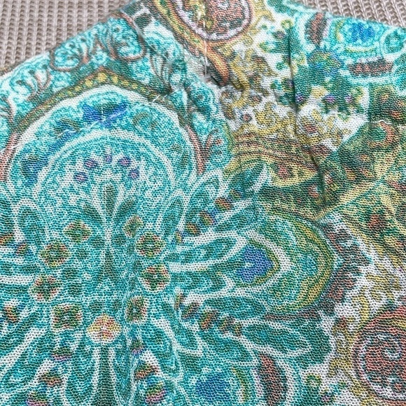 O'Neil Dress Small Green Floral NWT Halter Top Midi Declan Summer - Picture 9 of 17